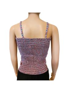 Camiseta sin mangas de algodón tejido Vintage bohemio para mujer, Vestido corto con estampado Floral personalizado para mujer, informal para verano, talla única - Product Image 2