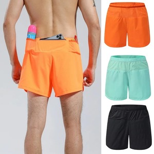 Shorts de fitness de sport séchage rapide Shorts de course en plein air à deux étages Shorts tissés décontractés à la mode d'été Pantalons de basket-ball pour hommes - Product Image 6