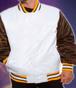 Veste universitaire de haute qualité pour hommes vêtements d'automne décontractés vêtements de rue les plus vendus Design de mode personnalisé tissu polaire à quantité minimale de commande bas - Product Image 5