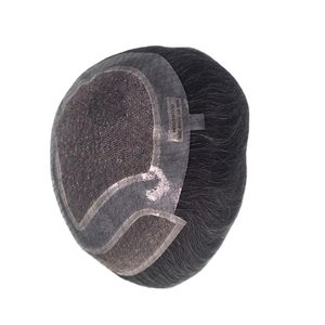 Peluca de Cabello Humano Virgen Remy Indio, Tupé con Ondas Naturales, Trama Única para Prótesis Capilares de Encaje - Product Image 5