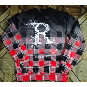 Sublimation Embroidered 100% Polyester Fleece Long Sleeve <b>Pullover</b> Sweatshirt <b>for</b> Spring - Product Image 2