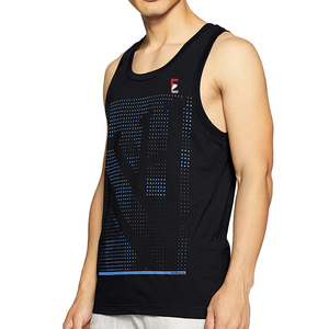 Best Selling XL <b>Men's</b> Athleisure Tank Top Quick Dry Custom Made Spandex Knitted Vest Casual Plaid Printed Design Running 220g - Product Image 1