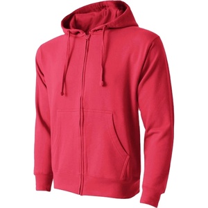 Vente en gros de sweats à capuche zippés pour hommes en polaire personnalisés pour l'hiver avec poche, en polyester/coton écologique - Product Image 5