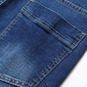 Haute qualité hommes été Denim Shorts haute rue Style Vintage coupe ample en détresse lavé intelligent déchiré uni teint solide - Product Image 6