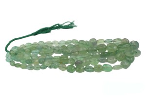 Perles de pierres précieuses de fraise verte naturelle faite à la main brins bijoux plaqués meilleurs composants de cadeau pour la fabrication - Product Image 2