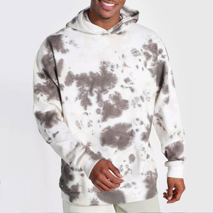 Venta al por mayor de algodón básico mezclado Streetwear hombres Tie Dye sudaderas con capucha de alta calidad Durable y transpirable Material hombres Tie Dye sudaderas con capucha - Product Image 3