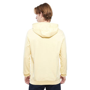 Sudaderas con capucha para hombre logotipo en relieve personalizado ropa de calle estilo sólido Invierno Polar con capucha cuello hombres sudaderas con capucha servicio OEM al por mayor - Product Image 3