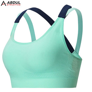 Soutien-gorge de sport léger pour femme, tissu à séchage rapide, maintien élevé, sans coutures, pour la gym, le yoga et la course à pied - Product Image 1