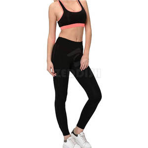 2025 femmes respirant solide motif Yoga ensemble nouveau imprimé Gym Leggings soutien-gorge taille élastique vêtements d'entraînement en gros - Product Image 1