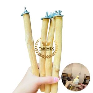 Origine du Vietnam une branche café bois oiseau perchoir pour perroquets naturel <span class=keywords><strong>Java</strong></span> bois Cage accessoires 20-30cm - Product Image 1