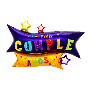 Ballons de fête Joyeux Anniversaire 59x71cm, sac de 12 pièces - Product Image 2