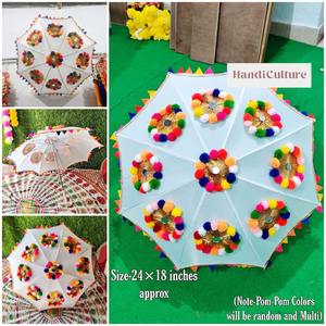 Paraguas de entrada nupcial colorido, decoración de boda, decoración del hogar, decoración de techo, decoración india, decoración de festivales - Product Image 3