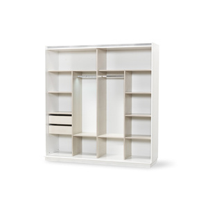 Juego de Dormitorio Moderno con Diseño Acolchado en Color Blanco Cristal, Tamaño Queen, Armario con Puertas Corredizas, Fabricante Turco, Muebles de Dormitorio al por Mayor - Product Image 6