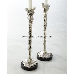 Black Polished Different Size Trending Designing Candle <b>Holders</b> Premium Quality Set of 5 Handmade New Stylish <b>Candlestick</b> <b>Holder</b> - Product Image 5