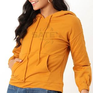 Nouveaux sweats à capuche en polaire pour femmes personnalisés pour l'hiver avec logo sur le devant - Respirant, écologique, de haute qualité - Product Image 3