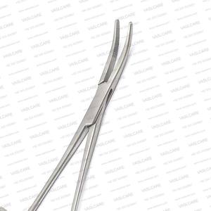 Fórceps de arteria Adson Frazier 1:2 dientes y mandíbula completamente dentada, curvo 180mm Acero inoxidable profesional CE aprobado por Vaslcare - Product Image 6