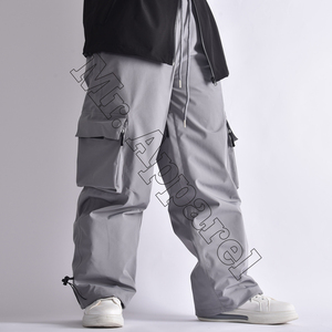 Hot Sale Professional Men's Ski Pants Breathable Winter Snowboard <b>Trousers</b> 100% Polyester High Quality Windproof Baggy Ski - Product Image 3