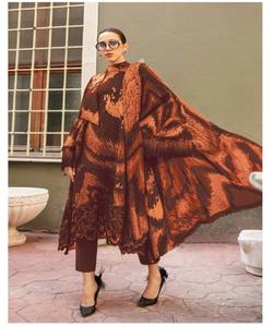 Vêtements islamiques hiver Abaya Dubaï Abaya 3 pièces robe musulmane de Turquie élégante robe modeste en lin ensemble de femmes musulmanes - Product Image 1