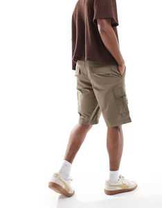 Shorts polo décontractés pour hommes, trois quarts, pour broderie de logo, séchage rapide, teinture unie, respirant, écologique, motif uni - Product Image 2