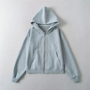 เสื้อมีฮู้ดซิปสำหรับผู้ชายและผู้หญิงเสื้อสเวตเตอร์ทรงหลวมมีกระเป๋าสองชั้นใหม่สำหรับฤดูหนาว2025 - Product Image 1