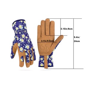 Guantes de jardinería de alta calidad, gran oferta, guantes de jardinería de cuero duraderos para exteriores, Protección Laboral - Product Image 3