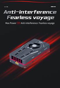 Axisflying Terk MAX 5.8G 3W พัดลม vtx, ระบบระบายความร้อนระบบ CNC ฟังก์ชั่นคู่-ปุ่ม <span class=keywords><strong>IRC</strong></span> tramp Protocol การปรับ FM 20x20มม. รูติดตั้ง - Product Image 6