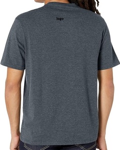 T-shirt à col rond à manches courtes pour homme 60% coton 40% polyester Logo personnalisé T-shirt de haute qualité de BD - Product Image 6