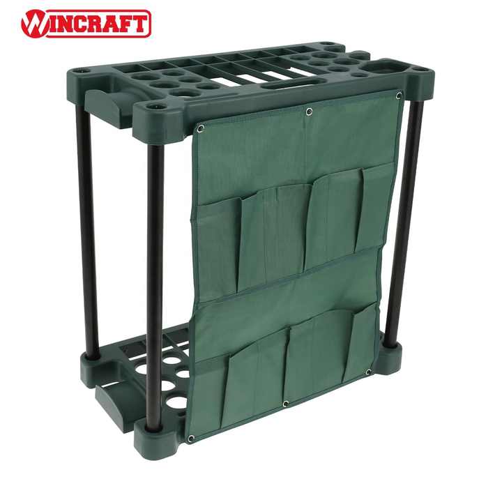 Lightweight Portable Garden Tool Storage Rack Easy Assembly with Tool ...