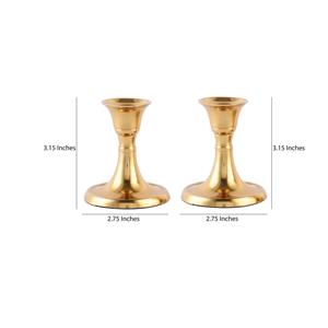 Mesa de cena decorar portavelas con esmalte para precio al por mayor tamaño personalizado soporte de vela de latón con decoración del hogar - Product Image 1