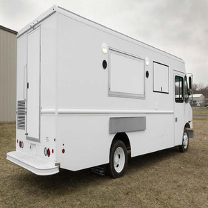 Camion de restauration entièrement équipé, chariot de restauration rapide avec café, crème glacée, hot-dogs, frites, cuisine mobile en fibre de verre - Product Image 6