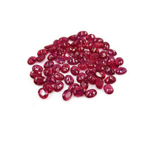 Rubis naturels de Bangkok, ovales calibrés 3x5mm 4x6mm, qualité supérieure, pierres précieuses en vrac, taille brillant, cristal traité thermiquement, couleurs rouge rose - Product Image 3