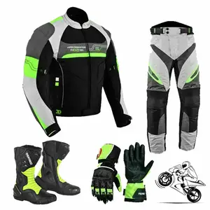 Motorrad rennen Wasserdichter Anzug Motorrad reitstiefel Jacke Hosen handschuh