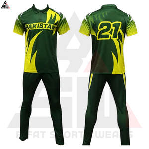Nouveau design OEM de la demande du client impression taille normale sublimation Cricket uniforme haute qualité vêtements actifs élégant Cricket uniforme - Product Image 3