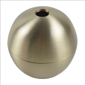 Porte-encens en laiton pur thème mat argenté avec attrape-cendres - Product Image 6