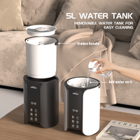 VANSU Humidificateurs à ultrasons multifonctions Smart Tuya WIFI Control Warm Cool Mist 5L avec diffuseur d'arômes