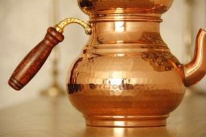 Handmade Turkish Copper <b>Tea</b> Kettle in Metal with Polished Finished Perfect for Kitchenware Hotelware <b>Coffee</b> and <b>Tea</b> Accessories - Product Image 3