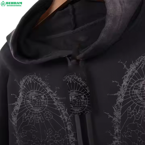 Sudaderas con Capucha de Alta Calidad con Logotipo Personalizado 2026, Ropa Deportiva con Logotipo Personalizado, Sudaderas y Hoodies Extra Grandes con Efecto Desgastado por el Sol y Estampado - Product Image 3