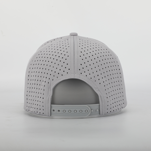 Casquettes personnalisées de haute qualité à 5 panneaux avec découpe laser, perforées, casquette de performance sportive, casquette de baseball résistante à l'eau pour hommes - Product Image 5