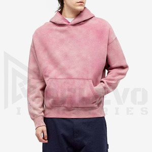 เสื้อพูลโอเวอร์ทรงหลวมสไตล์วินเทจสำหรับผู้ชาย ผ้าคอตตอน 100% น้ำหนักมาก ใส่สบาย เหมาะกับฤดูใบไม้ผลิ แพ็ค 2 ชิ้น รับผลิตแบบ ODM - Product Image 1