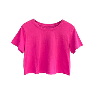 T-shirt décontracté unisexe en coton biologique 100% à col rond et manches courtes, coupe ample, solide et durable, vente en gros - Product Image 4