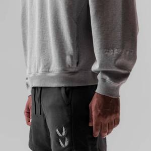 เสื้อสเวตเตอร์คอกลมของผู้ชายมีซับในผ้าฟลีซอุ่นสบายและใส่สบายเหมาะสำหรับใส่อยู่บ้านหรือใส่ออกกำลังกาย - Product Image 4