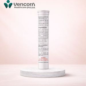 Tabletas Efervescentes para el Cuidado de la Piel de Calidad Premium OEM/ODM, Vitamina C, Ácido Alfa Lipoico, Glutatión - Fórmula Personalizable - Product Image 2