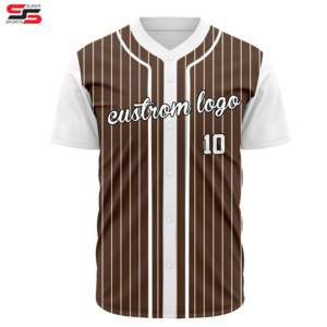 Camisetas de béisbol personalizadas al por mayor de fábrica, camiseta de béisbol de México, camiseta de béisbol sublimada, tela de secado rápido de poliéster 100% - Product Image 4