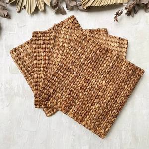 Napperons en jacinthe d'eau tressés en gros à prix avantageux, sous-plats de table - Product Image 4