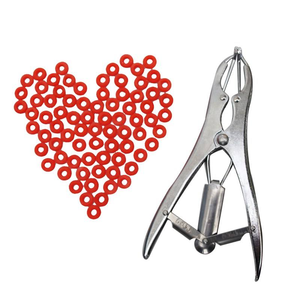 Bán buôn cao cấp màu xanh Nền Kinh Tế thép thú y cụ bán Hot castrating ban nhạc Applicator phẫu thuật cơ sở cụ CE - Product Image 1