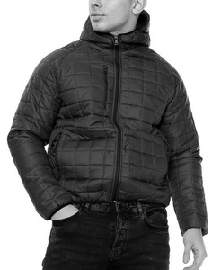 Chaquetas Acolchadas Gruesas al por Mayor, Ropa Exterior Personalizada para Hombre, Estilo Burbuja Personalizado, Cuello Alto, Tela de Lona, Estilo Urbano - Product Image 5