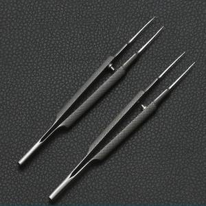 Instrumentos de Microcirugía Oftalmológica, Mango Quirúrgico, Micro Pinzas de Acero Inoxidable y Aleación de Titanio, Doble Palpebra Manual - Product Image 3