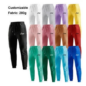 Pantalones Deportivos Resistentes de Lona Blanca y Gris para Hombre, Otoño Invierno, Holgados, Impermeables, Casuales - Product Image 1