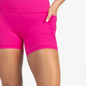 Shorts d'entraînement de gymnastique de compression pour femmes, shorts de fitness et de course à pied, shorts de yoga taille haute pour femmes, prix de gros - Product Image 5