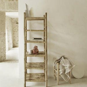 ชั้นวางของไม้ไผ่ธรรมชาติชั้นเก็บของสำหรับบ้านและสำนักงาน - Product Image 1
